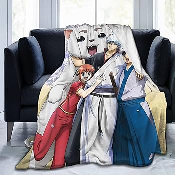 Amazon｜アニメ 銀魂 毛布 ブランケット 夏用 シングル 静電気